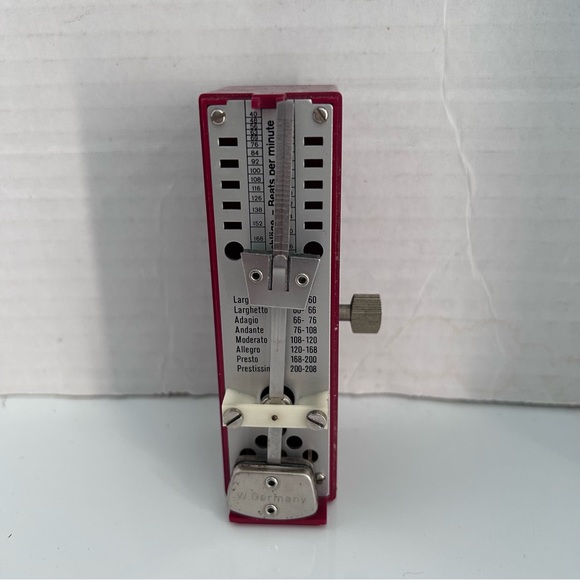 Wittner super mini-taktell metronome, ruby - Picture 5 of 9